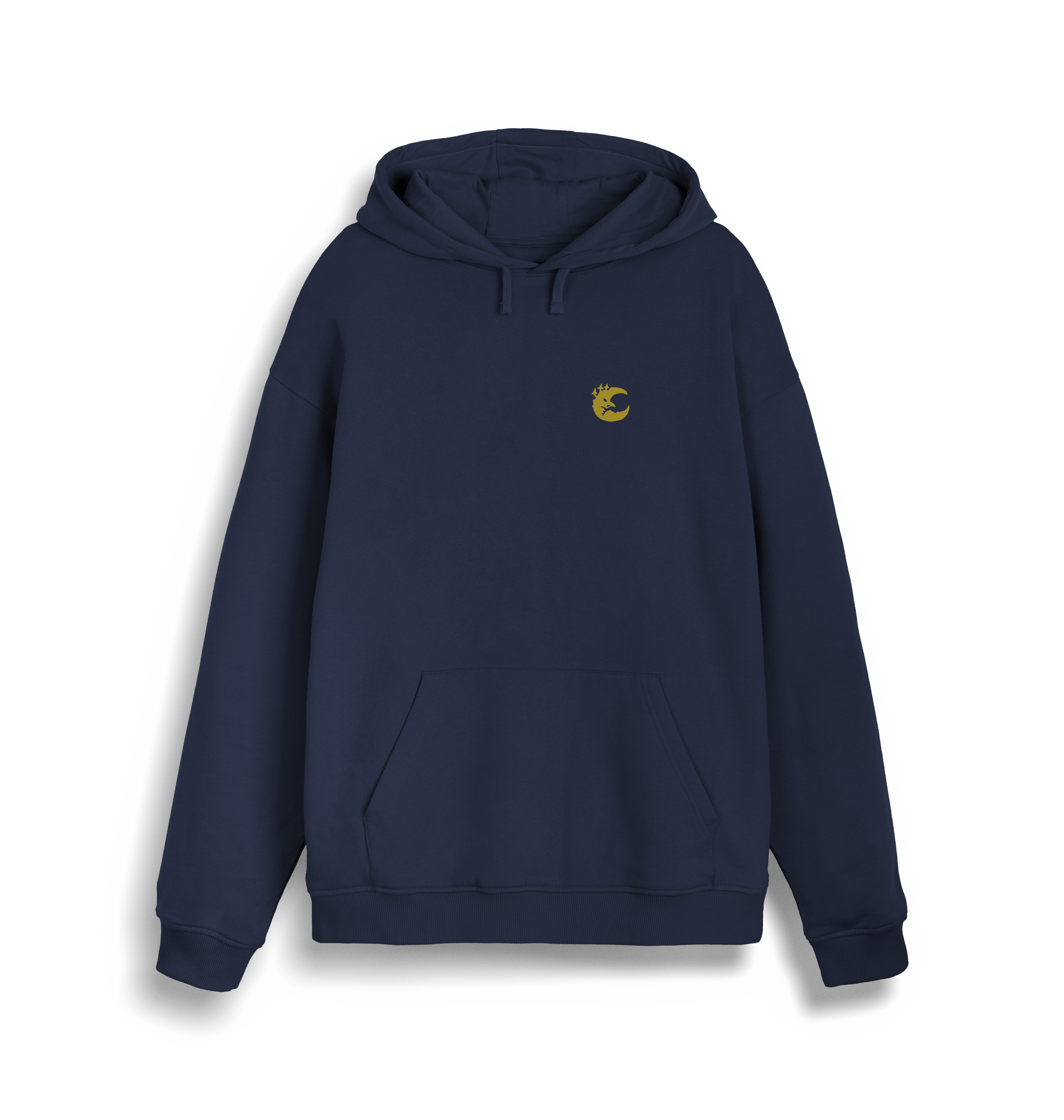 French Navy Printed Sweater Front